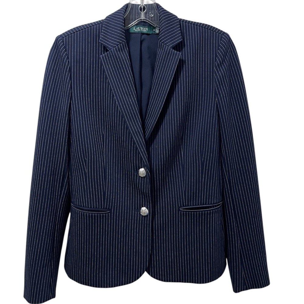 Lauren Ralph Lauren Navy Pinstripe Blazer
Size M - Picture 1 of 10